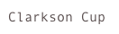 Clarkson Cup